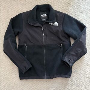 The North Face unisex Big Kid Denali fleece jacket size L black
